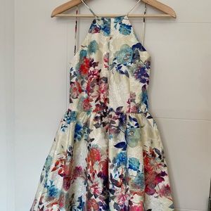 1861 sparkly floral dress never worn